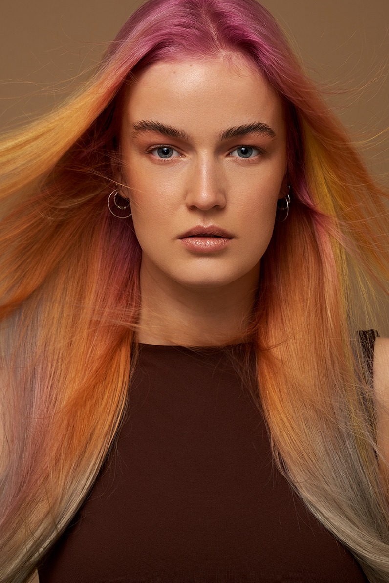 Top Hair for Blur Hairstudio - creative hair photography with colourful models by Studio Taupe
